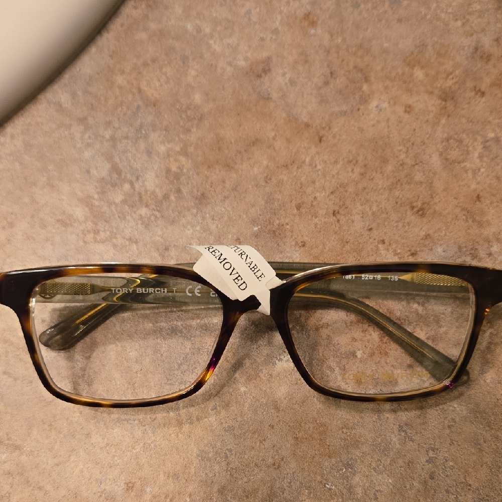 Tory Burch Brown Tortoise Glasses